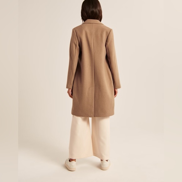 Abercrombie & Fitch wool blend Dad coat. - Picture 3 of 8